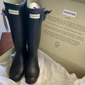 HUNTER NORRIS FIELD SIDE ADJUSTABLE RAIN BOOTS